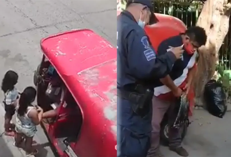 Hombre es detenido por manosear a dos niñas en calles de Tabasco Hombre es detenido por manosear a dos niñas en calles de Tabasco