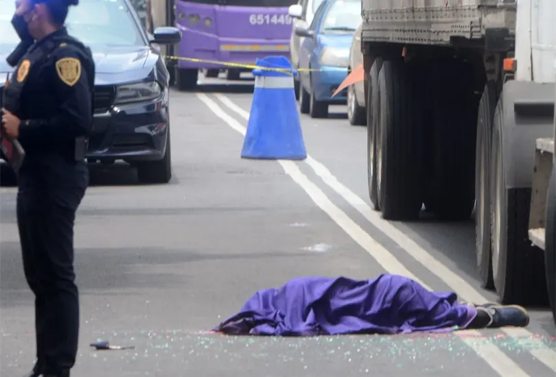 Ni&ntilde;a de seis a&ntilde;os muere al ser atropellada por un tr&aacute;iler; golpean al conductor 