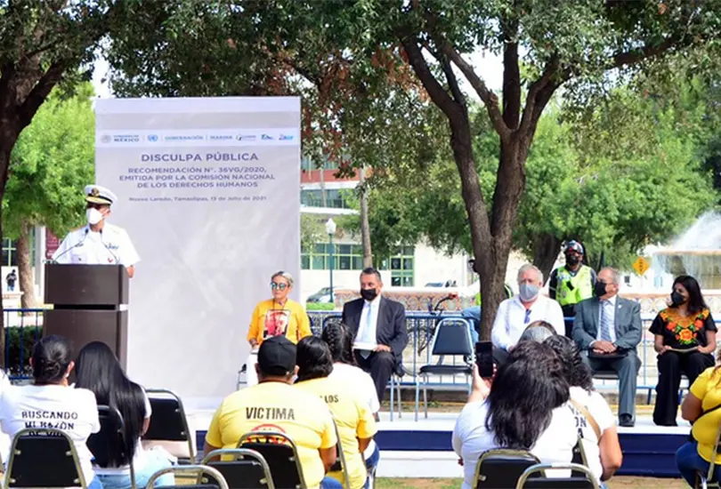 La Marina ofrece disculpas p&uacute;blicas por desapariciones en Nuevo Laredo
