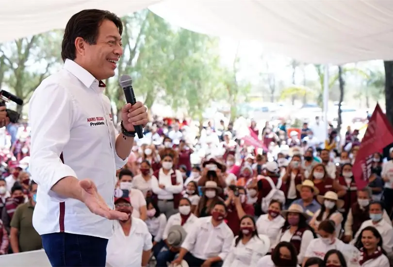 Morena elegirá candidato para 2024 con encuesta y piso parejo: Mario Delgado Morena elegirá candidato para 2024 con encuesta y piso parejo: Mario Delgado