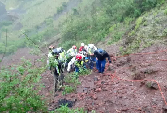 Excursionistas caen al volcán Xitle: una mujer fallece y hay cinco heridos Excursionistas caen al volcán Xitle: una mujer fallece y hay cinco heridos
