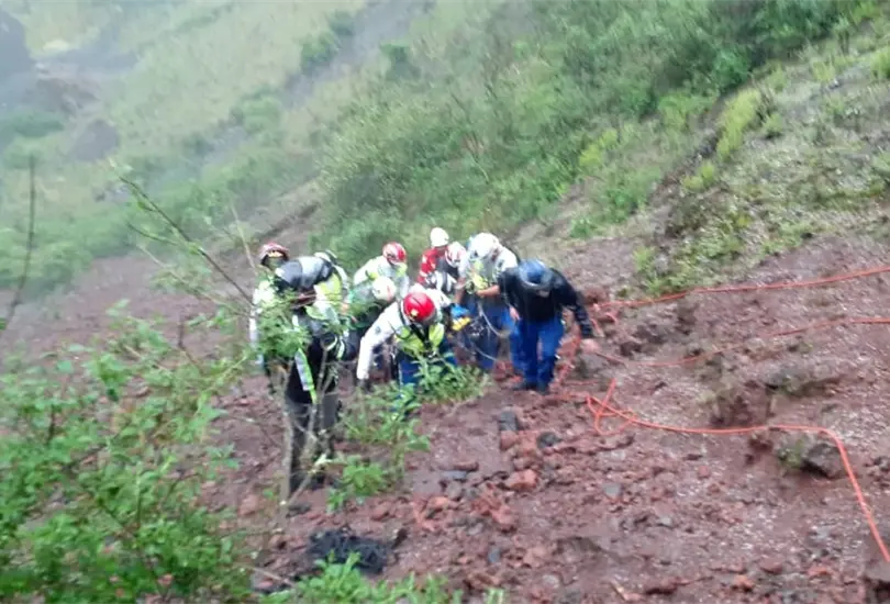 Excursionistas caen al volcán Xitle: una mujer fallece y hay cinco heridos Excursionistas caen al volcán Xitle: una mujer fallece y hay cinco heridos