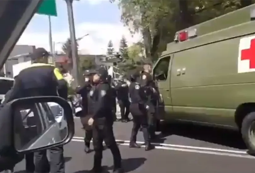 Detienen a militares por atropellar a motociclista en Tlalpan