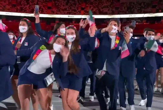 Así fue la presentación de la delegación mexicana en la inauguración de los Juegos Olímpicos Así fue la presentación de la delegación mexicana en la inauguración de los Juegos Olímpicos