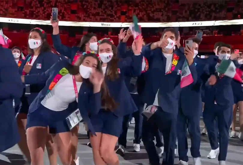 As&iacute; fue la presentaci&oacute;n de la delegaci&oacute;n mexicana en la inauguraci&oacute;n de los Juegos Ol&iacute;mpicos 