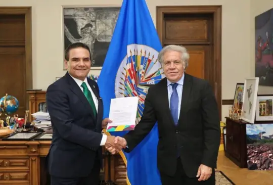 Silvano Aureoles denuncia que México se puede volver un narcoestado ante la OEA Silvano Aureoles denuncia que México se puede volver un narcoestado ante la OEA