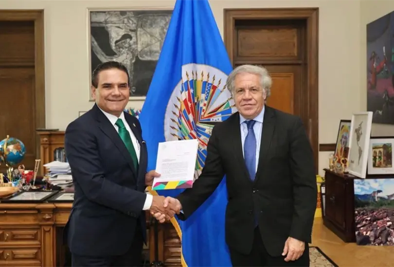 Silvano Aureoles denuncia que M&eacute;xico se puede volver un narcoestado ante la OEA