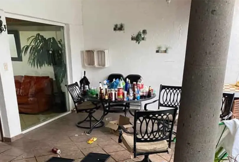 Morelos: acusan a j&oacute;venes por destrozar una casa de fin de semana