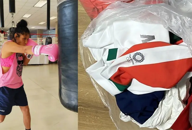 Me dio coraje: Boxeadora revela c&oacute;mo descubri&oacute; uniformes de softbol en la basura