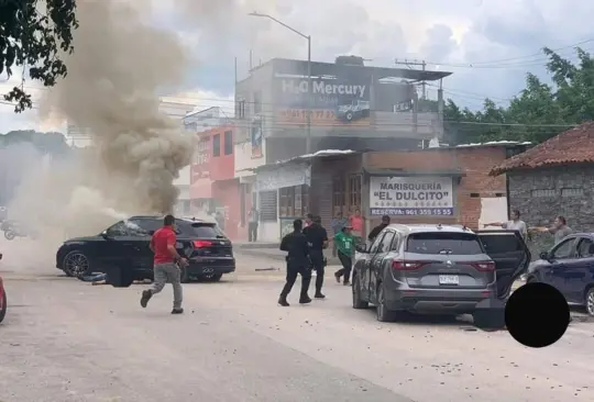 Graban balacera en Chiapas; tres presuntos sicarios fueron abatidos Graban balacera en Chiapas; tres presuntos sicarios fueron abatidos