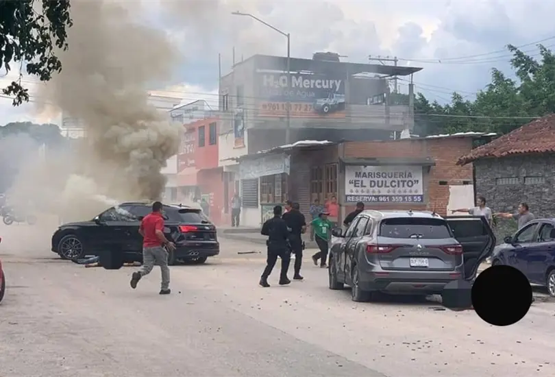 Graban balacera en Chiapas; tres presuntos sicarios fueron abatidos