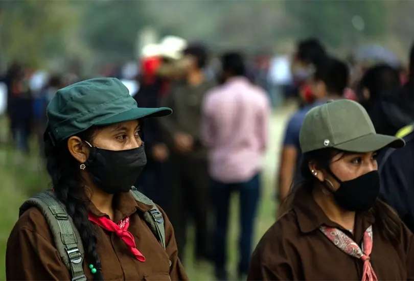 EL EZLN vota por el Sí en la consulta popular EL EZLN vota por el Sí en la consulta popular