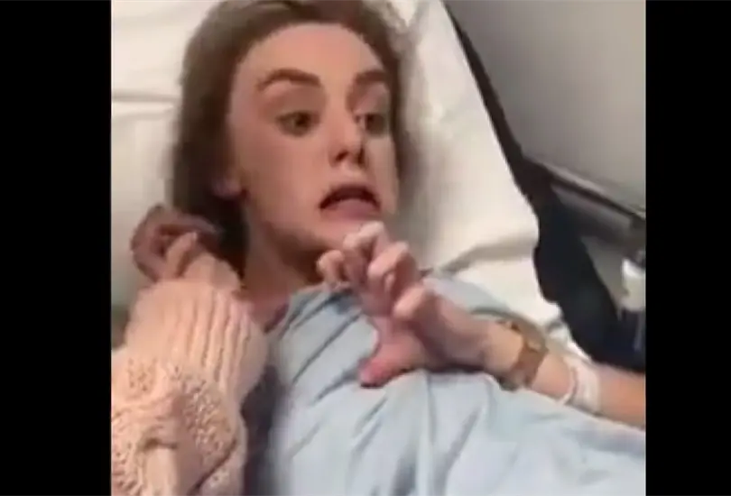 Video: Joven queda paralizada tras beber trago que le ofrecieron en un bar