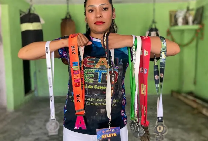 Elvira, atleta del Edomex, busca apoyo para ir a competencia internacional