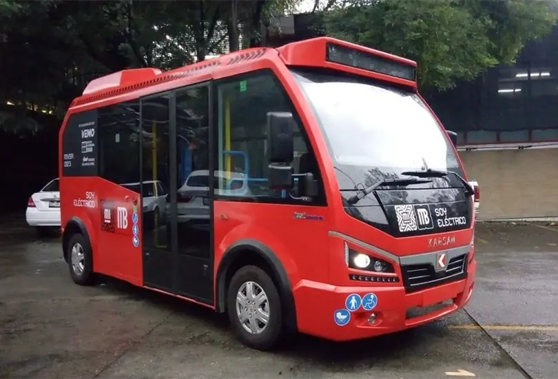Metrobús bebé empieza a transportar viajeros por Paseo de la Reforma Metrobús bebé empieza a transportar viajeros por Paseo de la Reforma