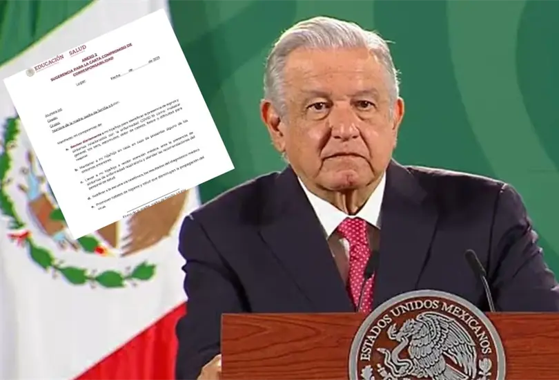 AMLO se deslinda de carta compromiso de la SEP; asegura que no ser&aacute; obligatoria