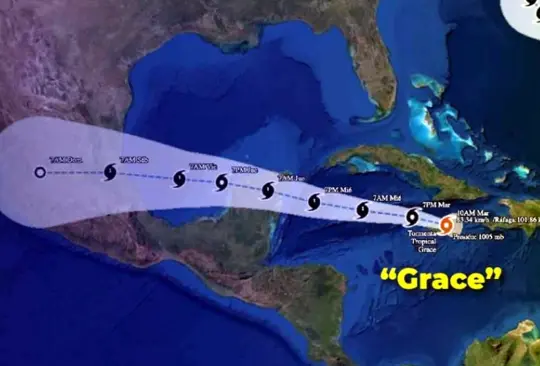 México emite alerta por ciclón Grace; se enfila hacia la península de Yucatán México emite alerta por ciclón Grace; se enfila hacia la península de Yucatán