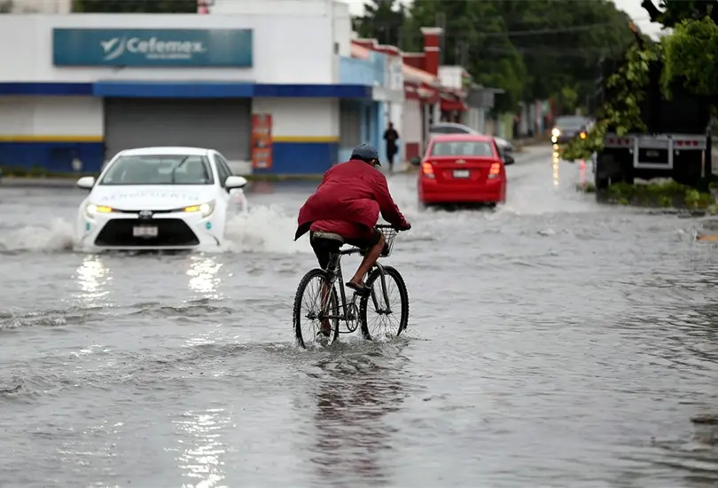 Grace avanza en tierra a 150 kil&oacute;metros por hora