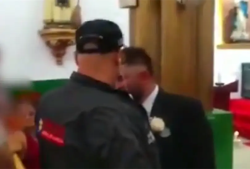 Narcotraficante es detenido en iglesia donde celebraba su boda