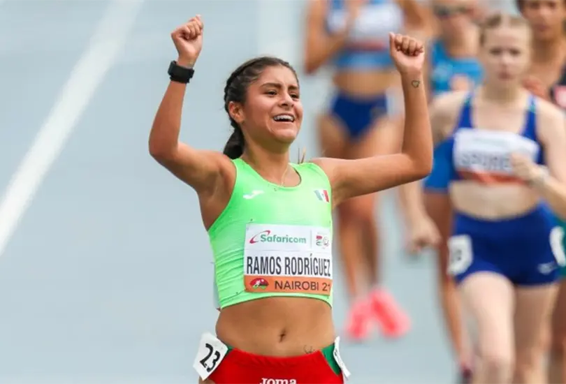 Sof&iacute;a Ramos, la medallista mexicana que vend&iacute;a comida en un tianguis de Neza