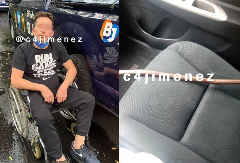 Con ayuda de un tubo, venezolano paral&iacute;tico asaltaba a ciudadanos en la CDMX 