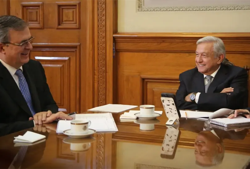 AMLO y Ebrard sostienen llamada con Kamala Harris; piden reapertura fronteriza