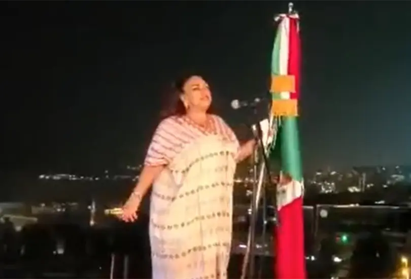 &iexcl;Viva L&oacute;pez Obrador!, grita Isabel Arvide, c&oacute;nsul mexicana en Turqu&iacute;a 