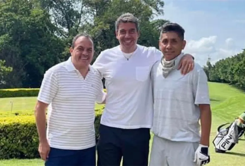 Critican a Cuauht&eacute;moc Blanco por jugar golf mientras Morelos sufr&iacute;a inundaciones