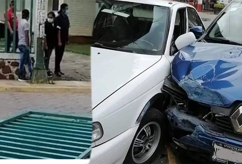 Paciente con COVID-19 roba auto a m&eacute;dico, choca y se da a la fuga de hospital 