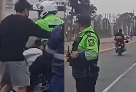 Policía se viste de héroe y da aventón a joven que estaba por perder su examen de admisión