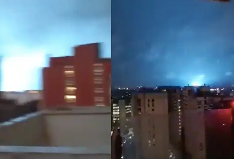¿Qué son los destellos de luz en el cielo que se vieron durante el sismo? ¿Qué son los destellos de luz en el cielo que se vieron durante el sismo?