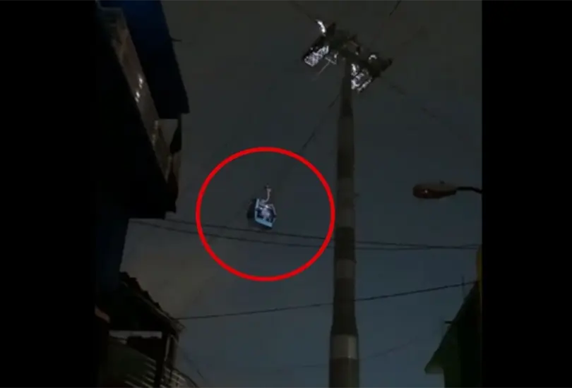 Falla suministro eléctrico en el Cablebús de la CDMX; personas quedan atrapadas Falla suministro eléctrico en el Cablebús de la CDMX; personas quedan atrapadas
