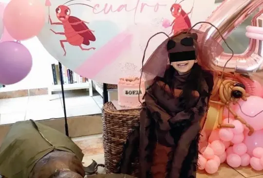 Ni ponis ni princesas: niña elige una fiesta temática sobre cucarachas Ni ponis ni princesas: niña elige una fiesta temática sobre cucarachas