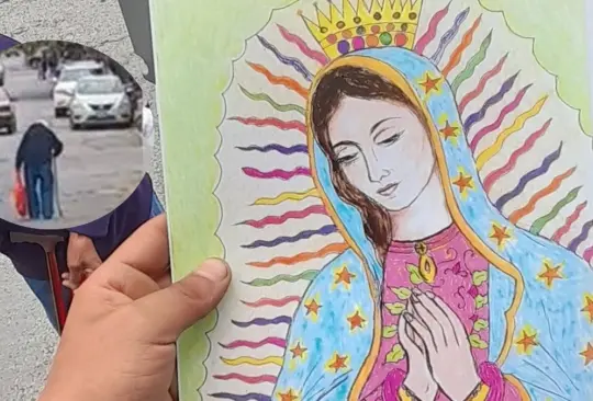 Abuelito vende dibujos para comprar leche a sus nietos; historia conmueve en redes