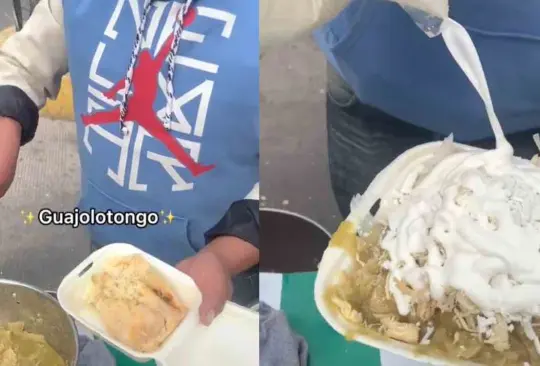 Conoce el Guajolotongo, la nueva creación culinaria de la CDMX a base de tamal y chilaquiles