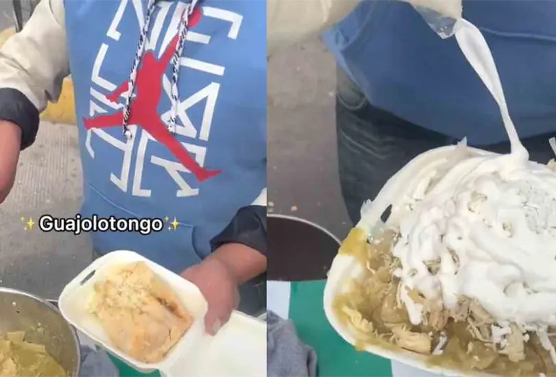 Conoce el Guajolotongo, la nueva creaci&oacute;n culinaria de la CDMX a base de tamal y chilaquiles