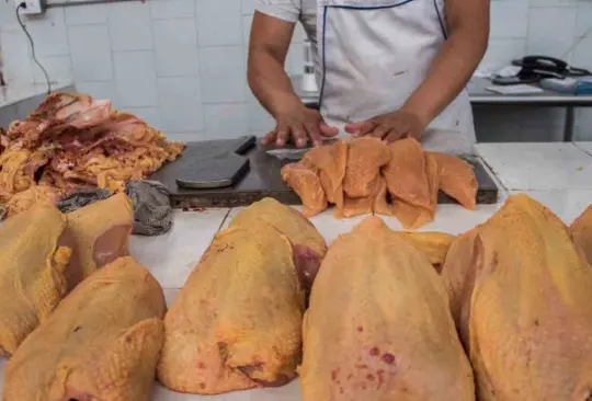 ¿Aún vuela? Pechuga de pollo alcanza los 162 pesos por kilo