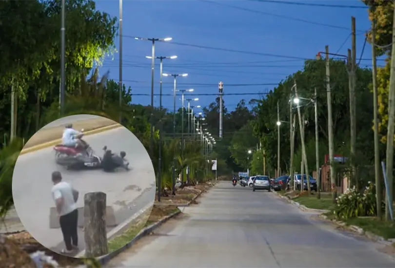 Héroe sin capa: Hombre arroja reja a ladrones que huían con una moto | VIDEO Héroe sin capa: Hombre arroja reja a ladrones que huían con una moto | VIDEO