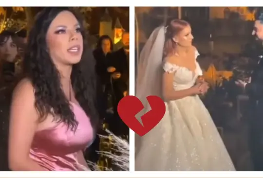 Lizbeth Rodríguez intenta impedir la boda de influencers y la sacan de la fiesta | Video