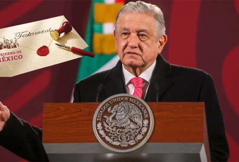 AMLO explica de qu&eacute; se trata el testamento pol&iacute;tico que escribi&oacute; en caso de su muerte 
