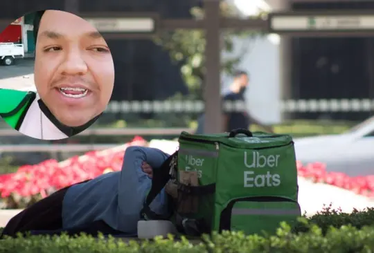 Exhiben a repartidor de Uber Eats por probar los pedidos antes de entregarlos