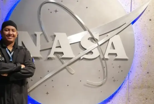 Estudiante mexicano gana programa en la NASA; no pensaba ir porque estaba caro