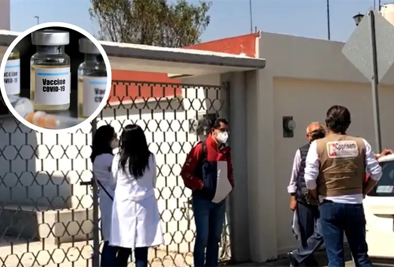 Cofepris inspecciona casa en Tlalnepantla por venta de supuestas vacunas contra COVID-19 Cofepris inspecciona casa en Tlalnepantla por venta de supuestas vacunas contra COVID-19
