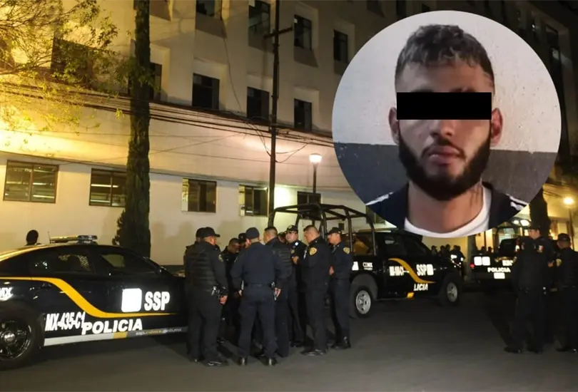 Detienen a El Talib&aacute;n, presunto integrante de la Uni&oacute;n Tepito, mientras amenazaba a polic&iacute;a