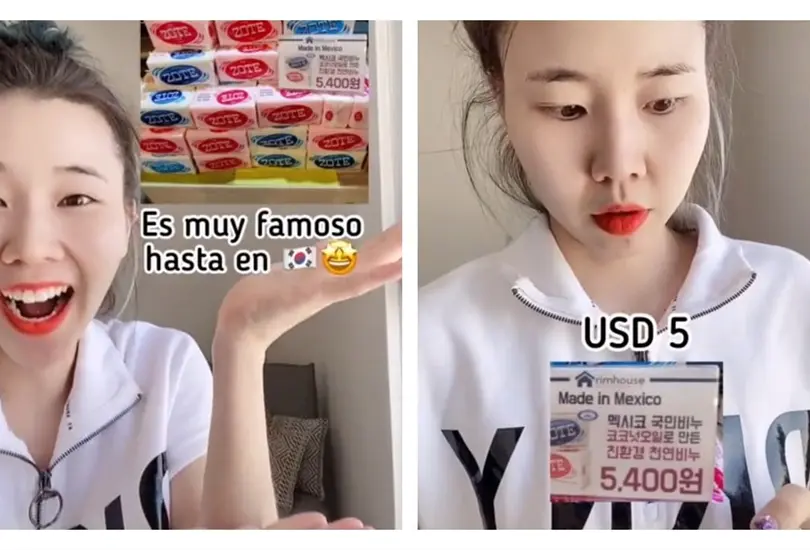 Tiktoker descubre que el jabón Zote se vende en Corea; muestra su reacción al usarlo Tiktoker descubre que el jabón Zote se vende en Corea; muestra su reacción al usarlo