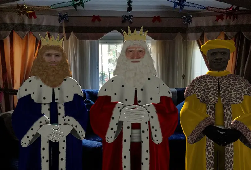 Reyes Magos 2022: Apps para que los ni&ntilde;os hablen y se tomen fotos con Melchor, Gaspar y Baltazar