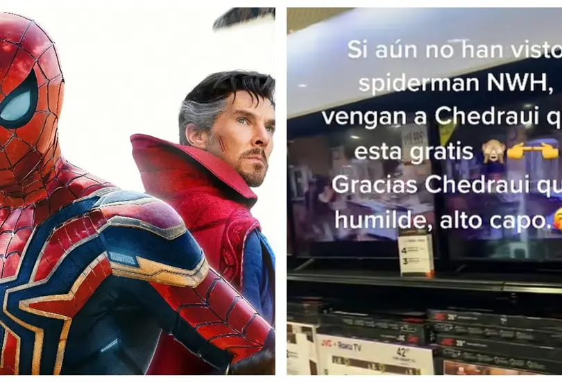 Acusan a Chedraui de proyectar Spider-Man: No Way Home en sus pantallas 