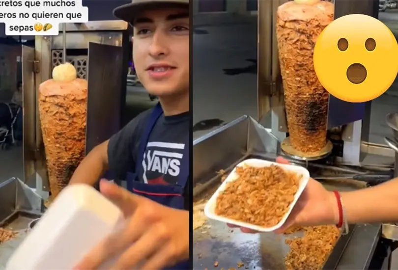 Taquero revela c&oacute;mo vender menos carne a mayor precio y video se vuelve viral