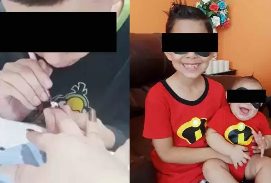 Ni&ntilde;o ofrece su servicio de u&ntilde;as acr&iacute;licas para pagar la operaci&oacute;n de su hermanito | FOTOS
