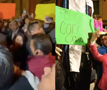 VIDEOS | Con mariachi y al grito de ¡presidente!, reciben a Marcelo Ebrard por su cumpleaños